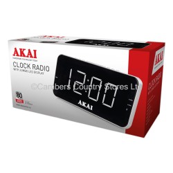 Akai Alarm Clock Radio Jumbo LED Display